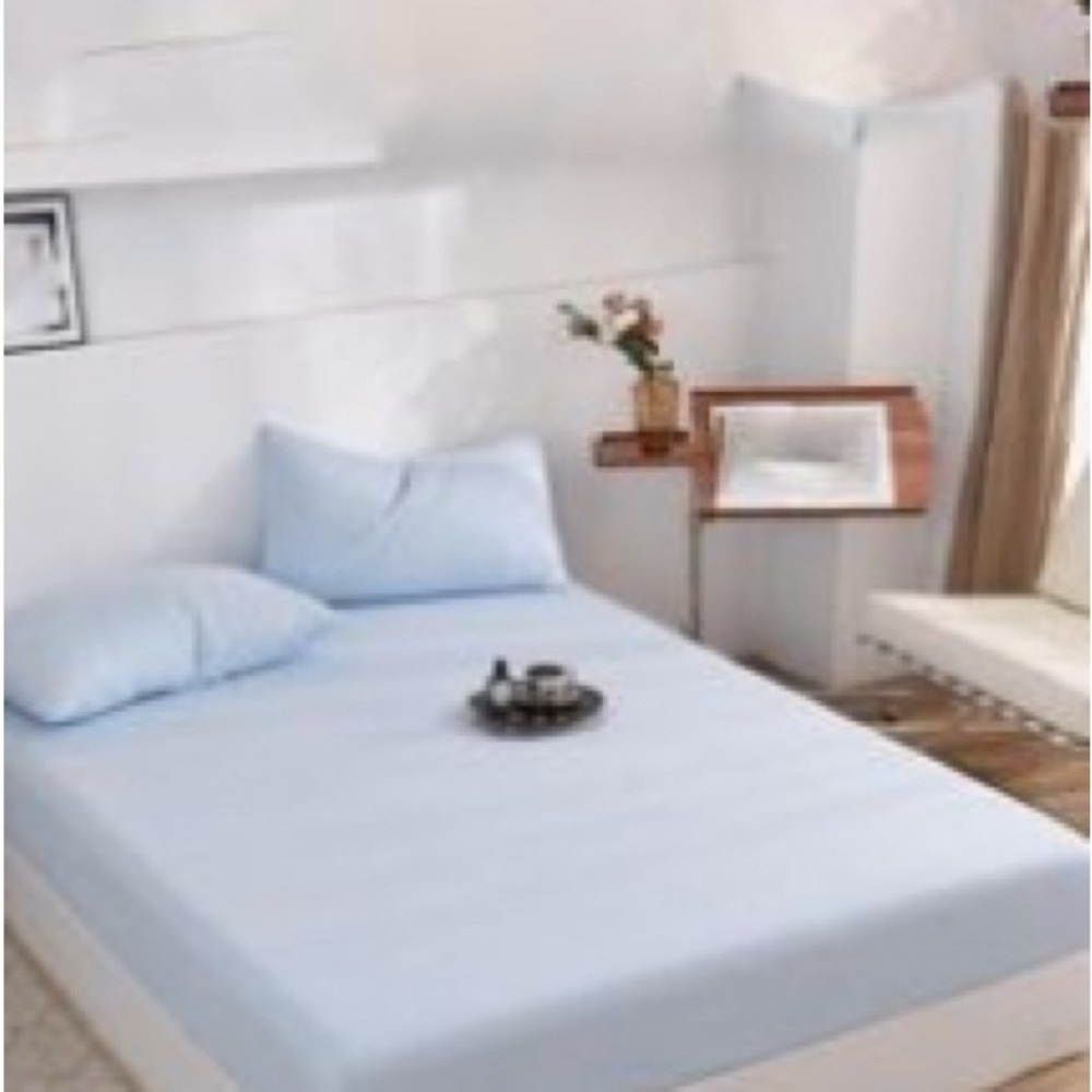 Luxury Light Blue Bedding Set